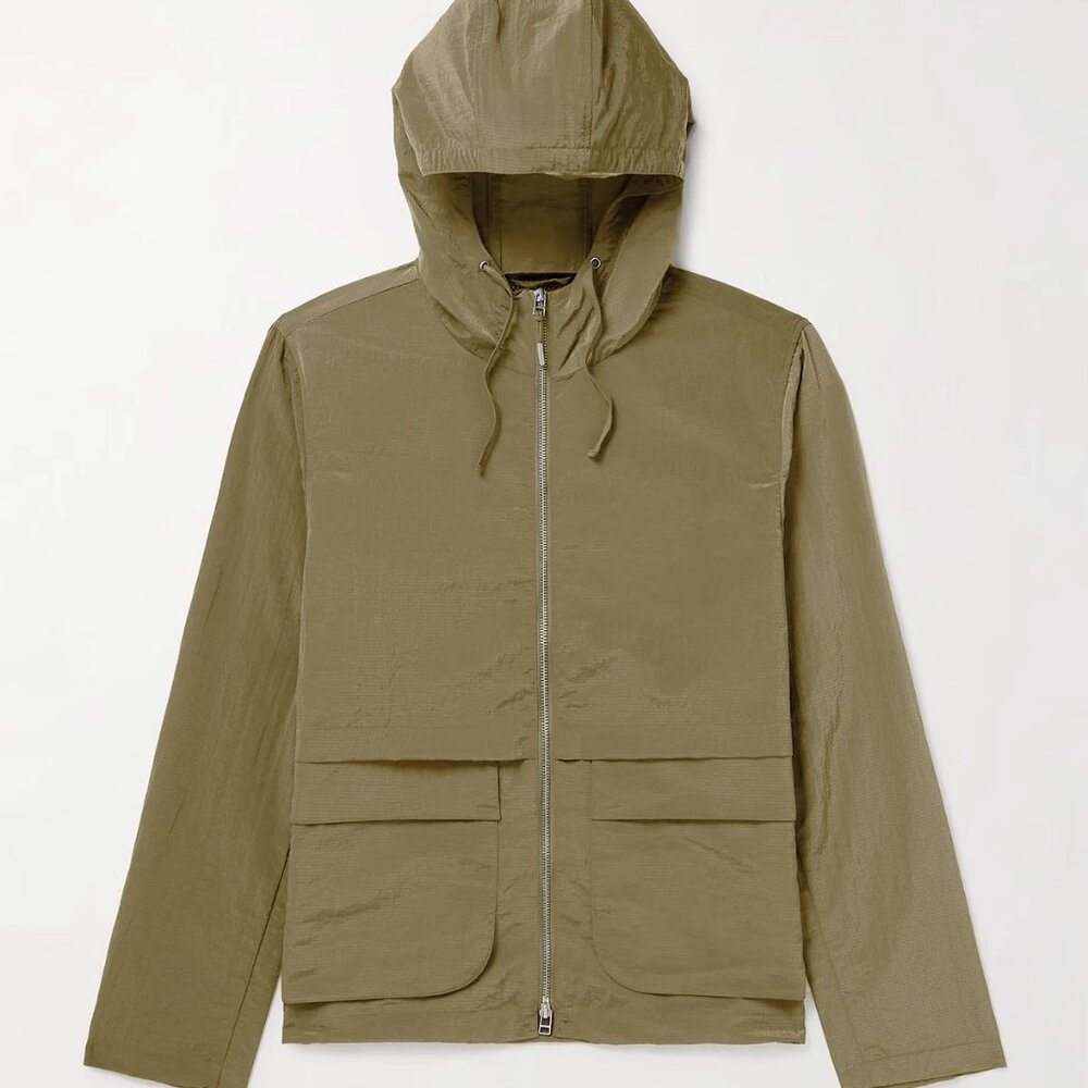 Solid color zipper hooded sunblock sweatshirt thin men's three colors